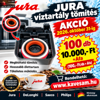 Víztartály tömítés Jura  Gyári - prémium minőség