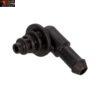 Termékleírás: 90°-os illeszkedésű DeLonghi mágnesszelep A gyűjtőtálcához vezető nyomáscsökkentő tömlőt egy műanyag testtel kell a mágnesszelepen lévő szögletes csatlakozóhoz csatlakoztatni. A megfelelő tömítést az ajánlások között találja. Szállítási terjedelem: 1x szerelvény a képen látható módon